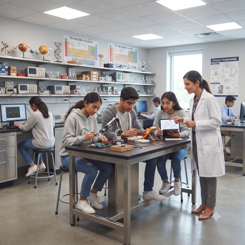 High School students at Oxford Public School